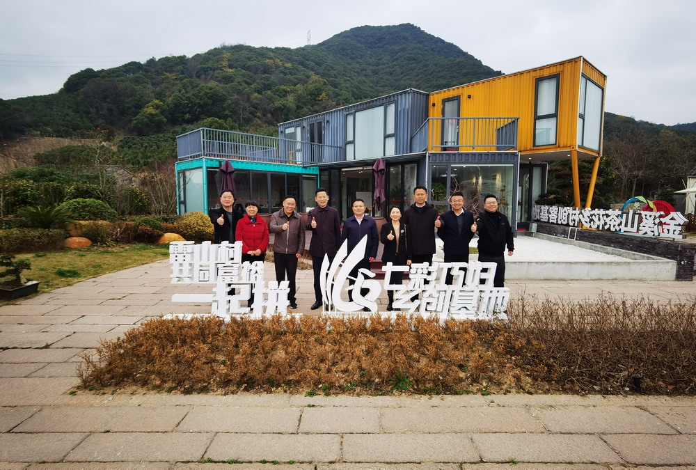 江西省共青城市副市长周传友等领导&伯乐遇马集团领导到访云笈科技考察指导