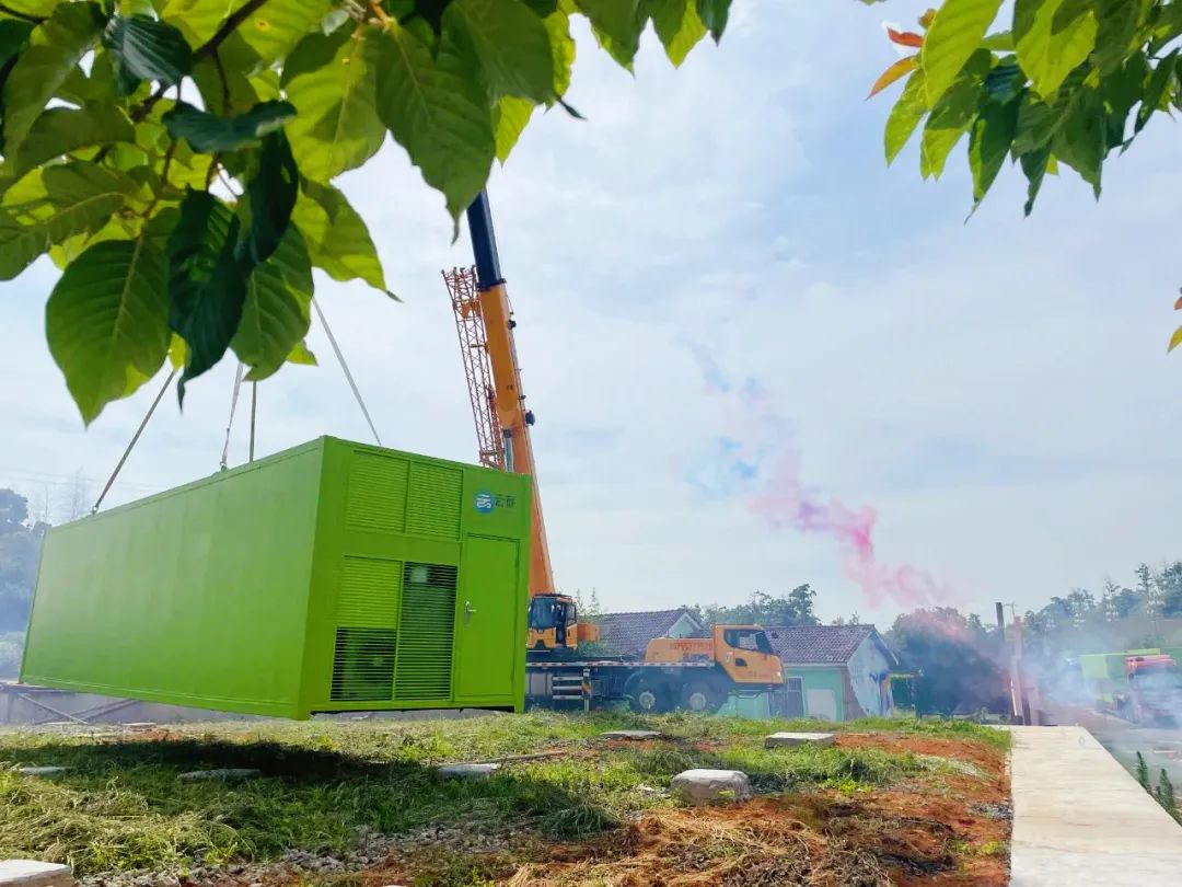 云笈生态|共富方舱落地共青城市陌上花开基地!
